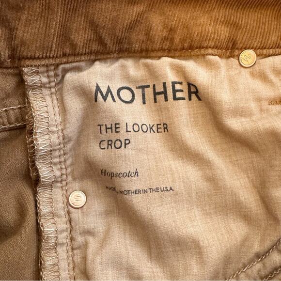 Mother Denim The Looker Crop Pant in Caramel Size 28 - Picture 9 of 14